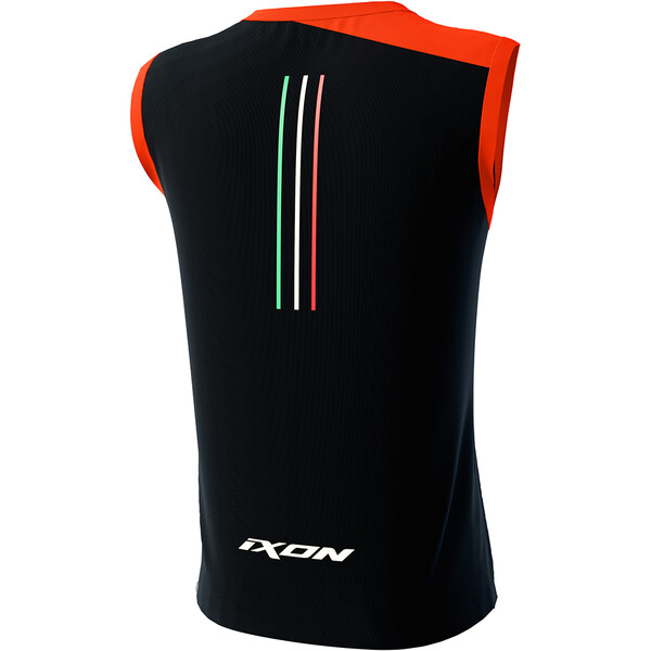 Ixon - Débardeur Aprilia 23 Noir / Rouge fluo