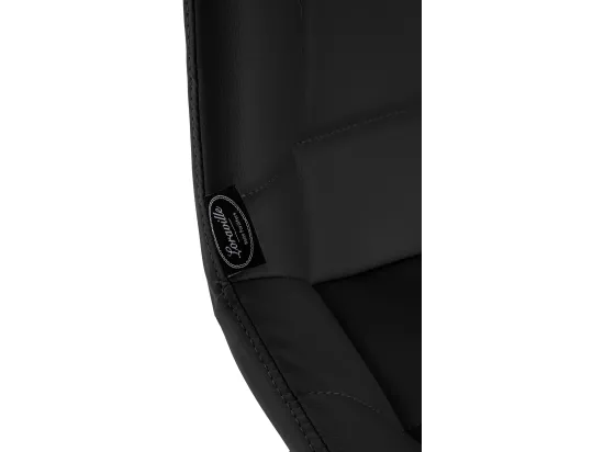 Tabouret de bar - Similicuir & Métal - Noir - Weston