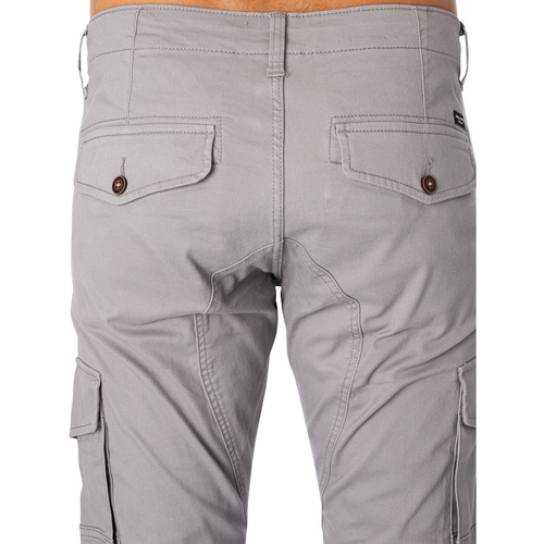 Jack & Jones - Pantalones Cargo Cónicos Paul Flake Gris