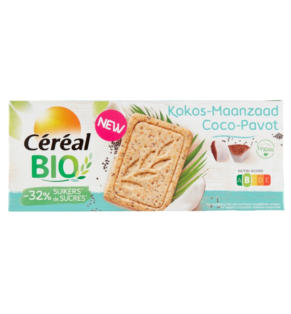 Céréal Bio Kokos maanzaad (132 gr)