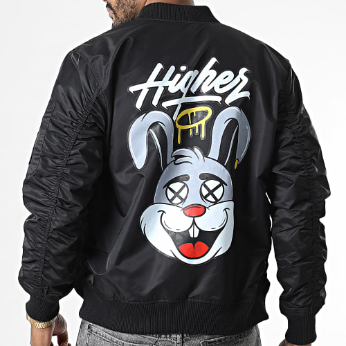 Veste Bomber T8828 Noir