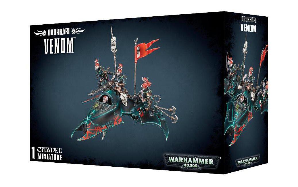 Figur Warhammer 40.000 Drukhari VenomBausatz für 1 Figur