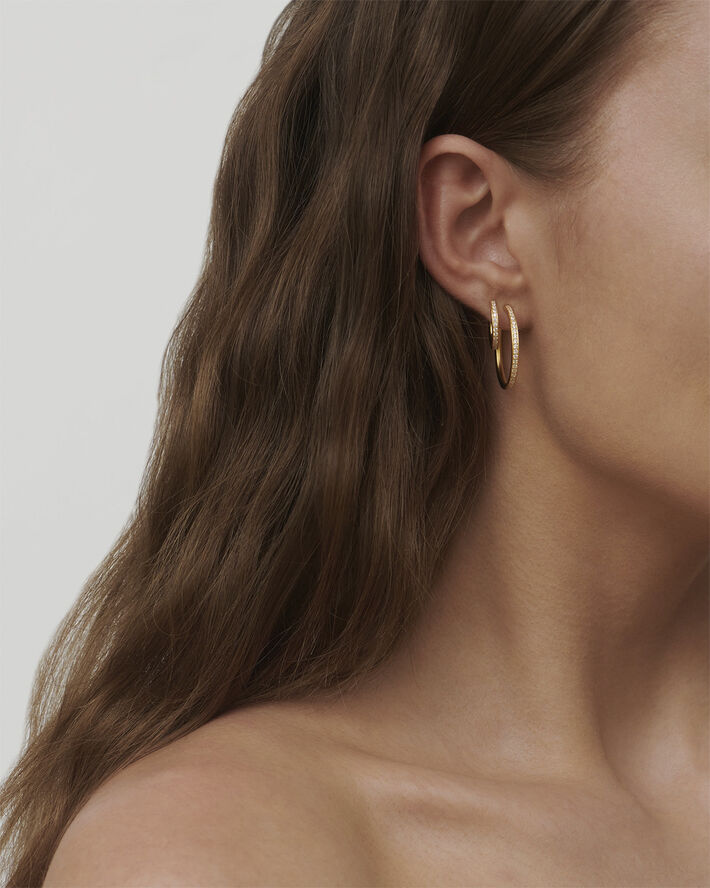 Julie Sandlau Infinity mini hoop Guld