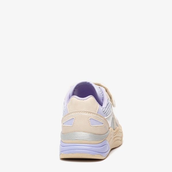 Blue Box meisjes dad sneakers beige/paars