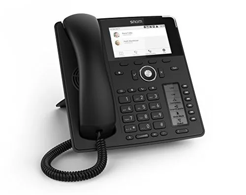 Snom D785, Sort, Forbundet håndsæt, Digital, In-band, POE, Out-of band, SIP-info, TFT, 10,9 cm (4.3