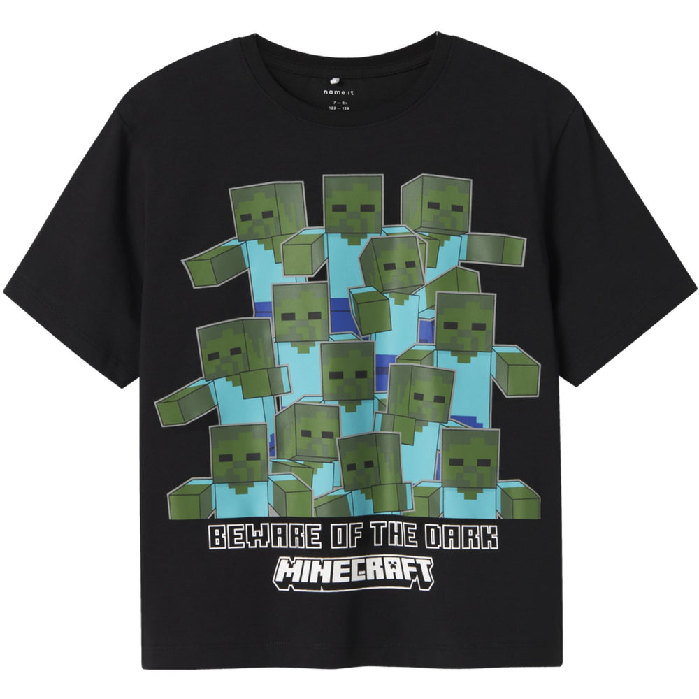 Køb Name It Black Nkmsumba Minecraft Ss Nreg Top Box Bfu