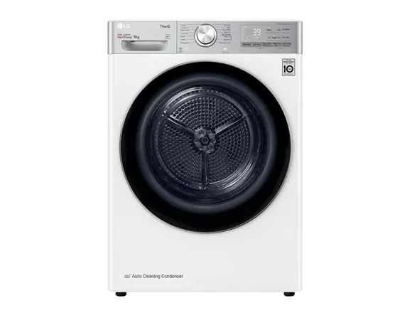 LG RH90V9AV2QR - Tørremaskine - Wi-Fi - bredde: 60 cm - dybde: 66 cm - højde: 85 cm - frontbetjening - hvid