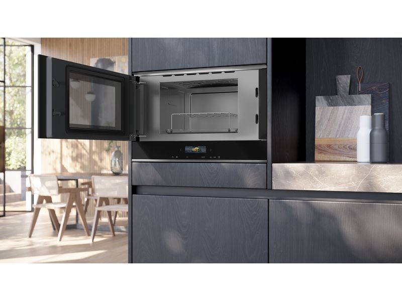 Siemens Einbaumikrowelle iQ700 BE732L1B1C Schwarz Einbau-Mikrowellengerät