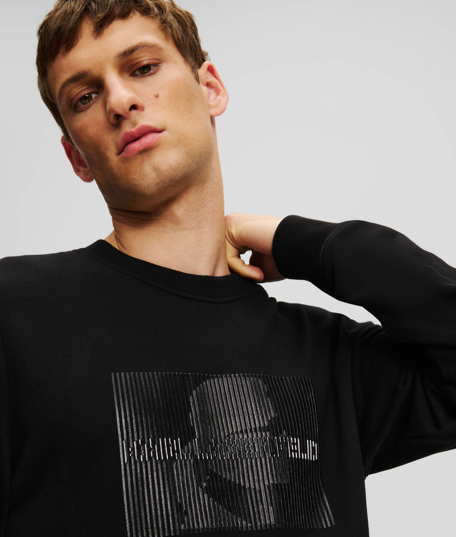 SWEAT-SHIRT À ILLUSION D'OPTIQUE