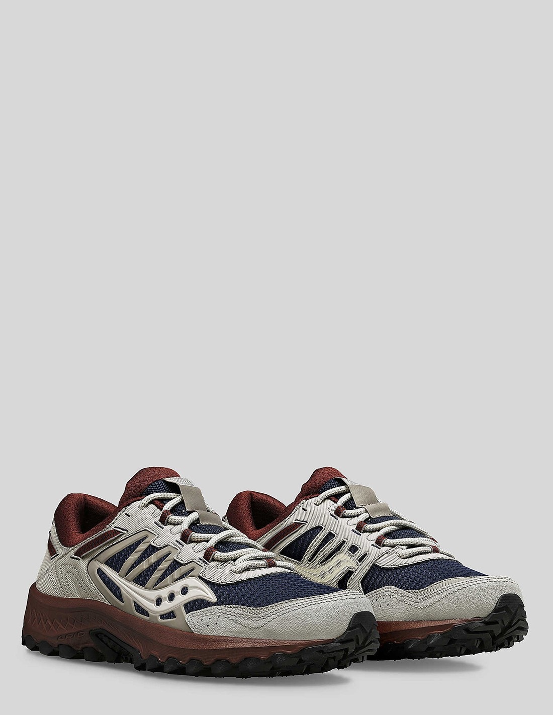 saucony Sneakers Homme Grid Peak Gris/Marron/Bleu