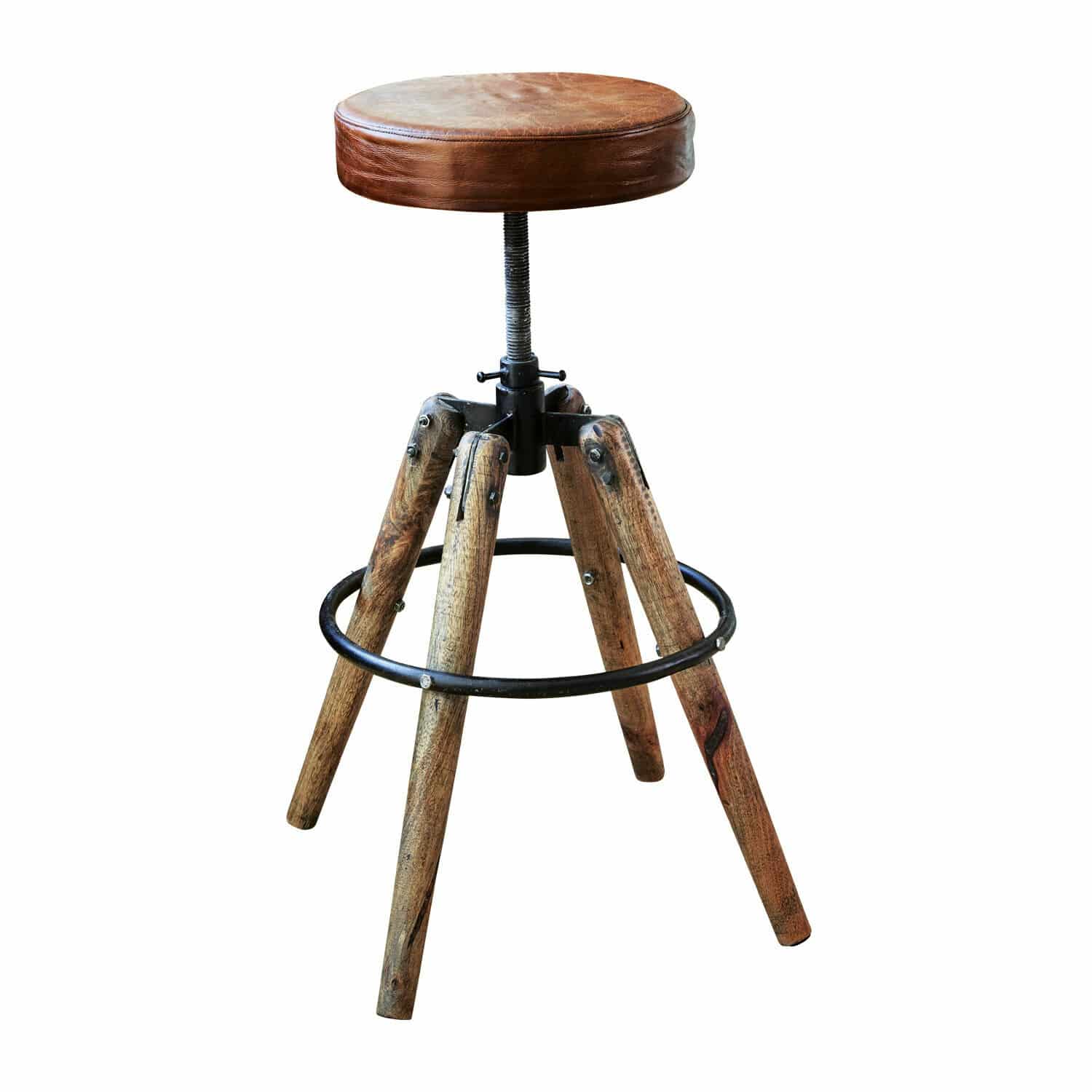 Hocker Twist braun
