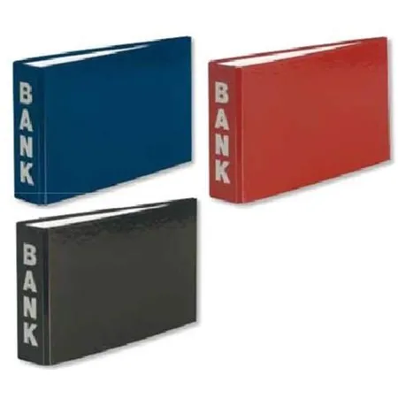 Livepac Office Bankordner für Kontoauszüge 140 x 250 mm, 3 Stück in 3 Farben