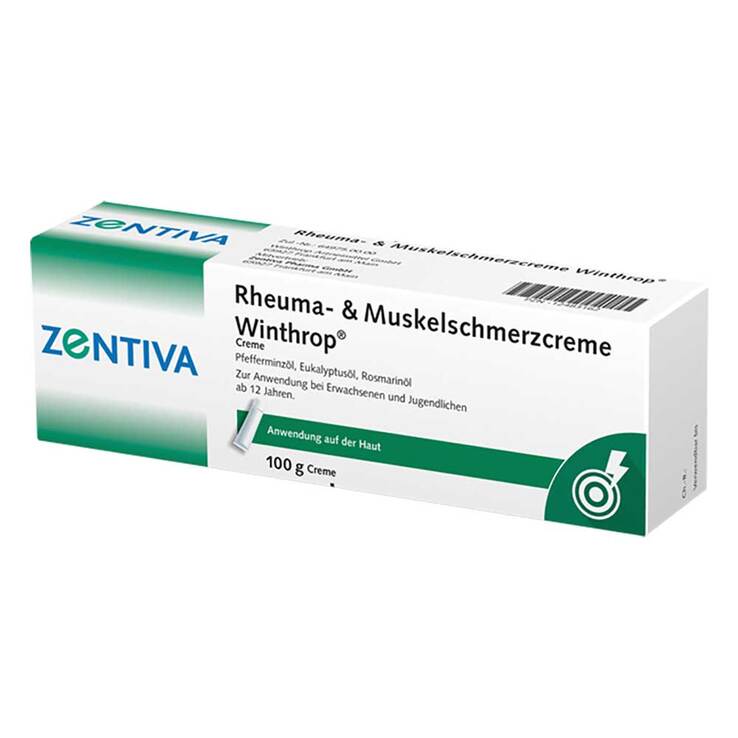 Rheuma- & Muskelschmerzcreme Winthrop, 100 g