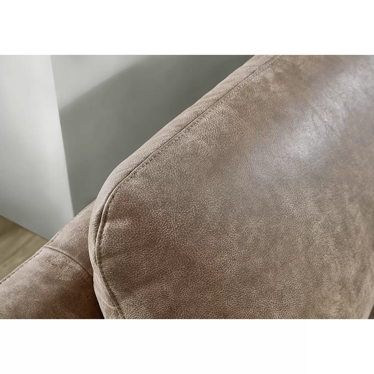 3er Sofa Modell 322 Braun