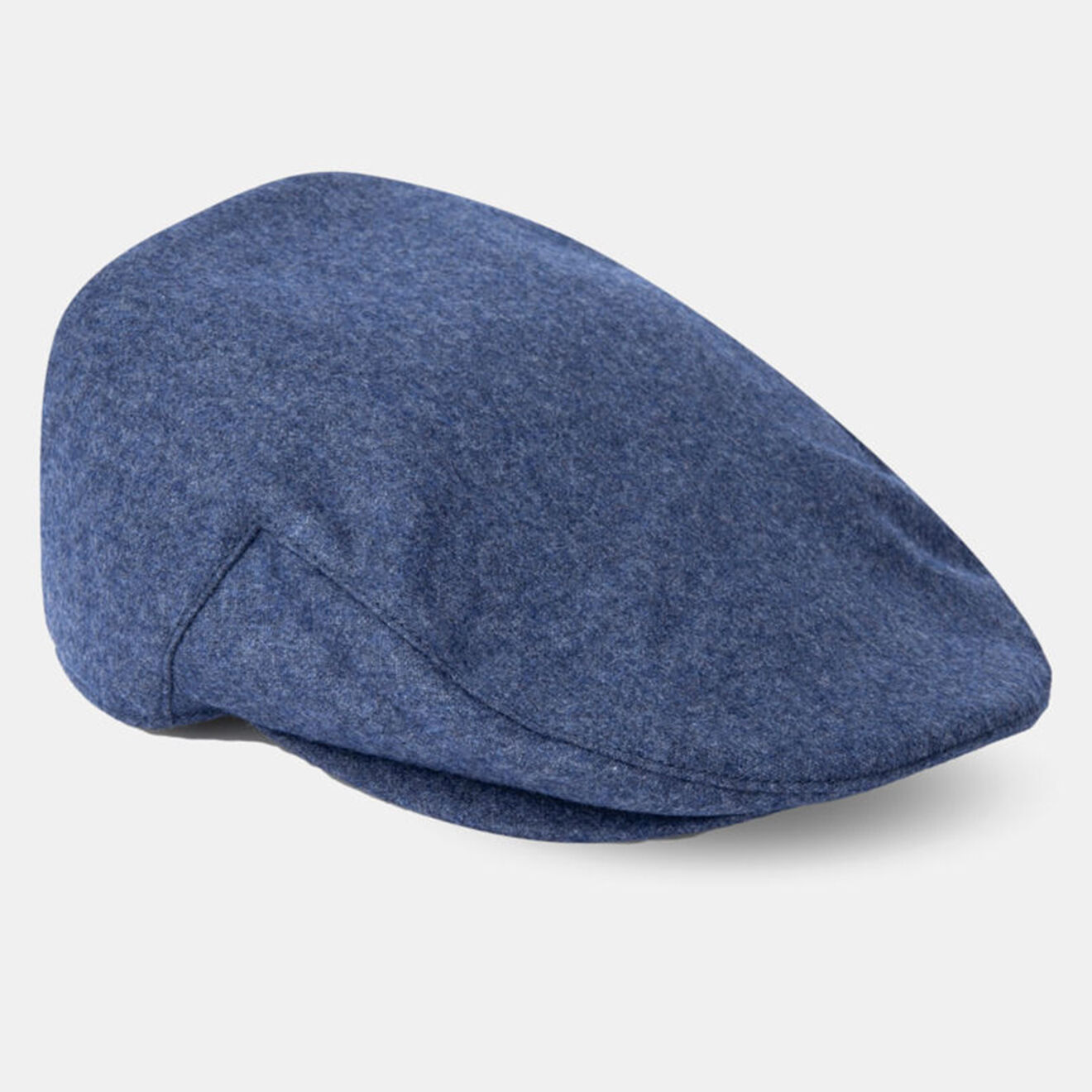 Hackett London Casquette en Laine mélangée Plate bleue