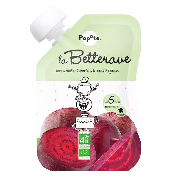 Popote Les Legumes Gourde Béetave +6m Bio 120g