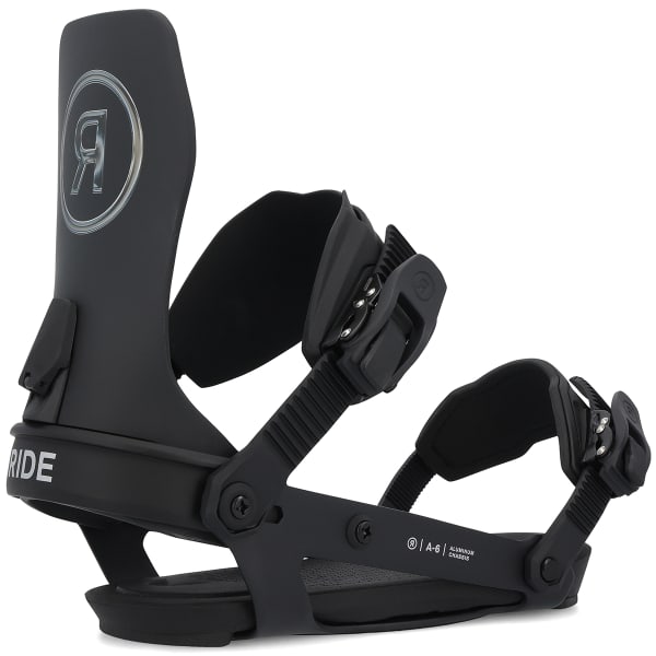 Fixation snowboard RIDE A-6 BLACK