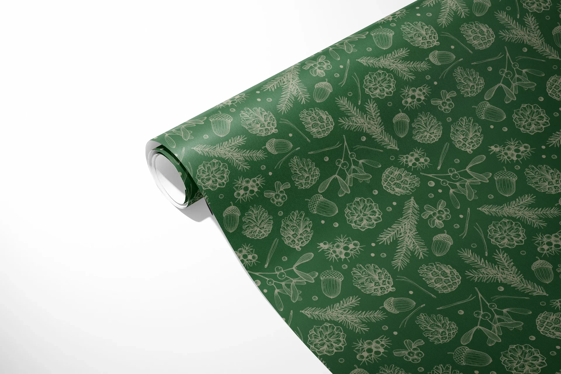 Gavepapir Forrest pine Lengde 5 m