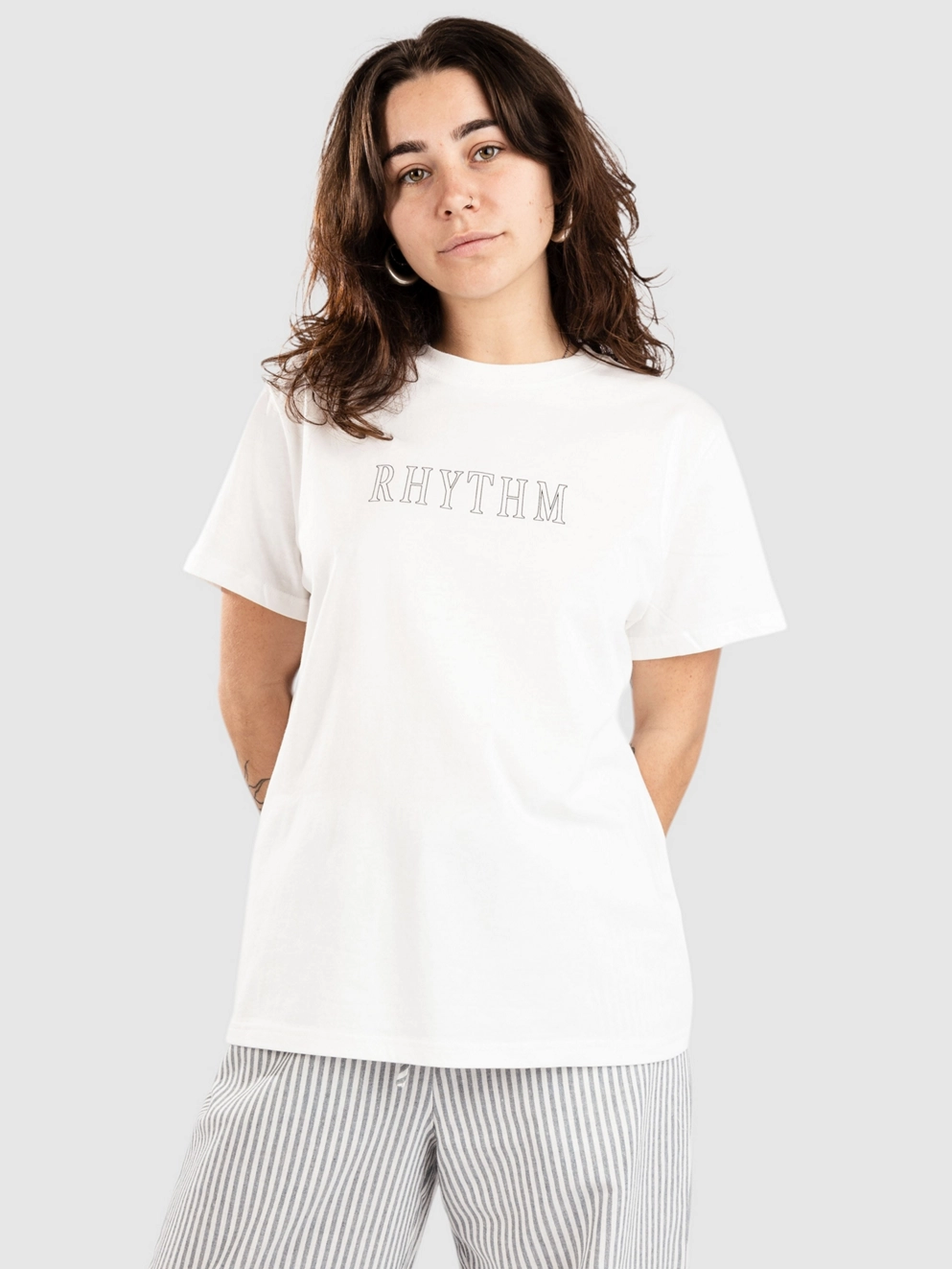 Rhythm Flagship Boyfriend T-Shirt white