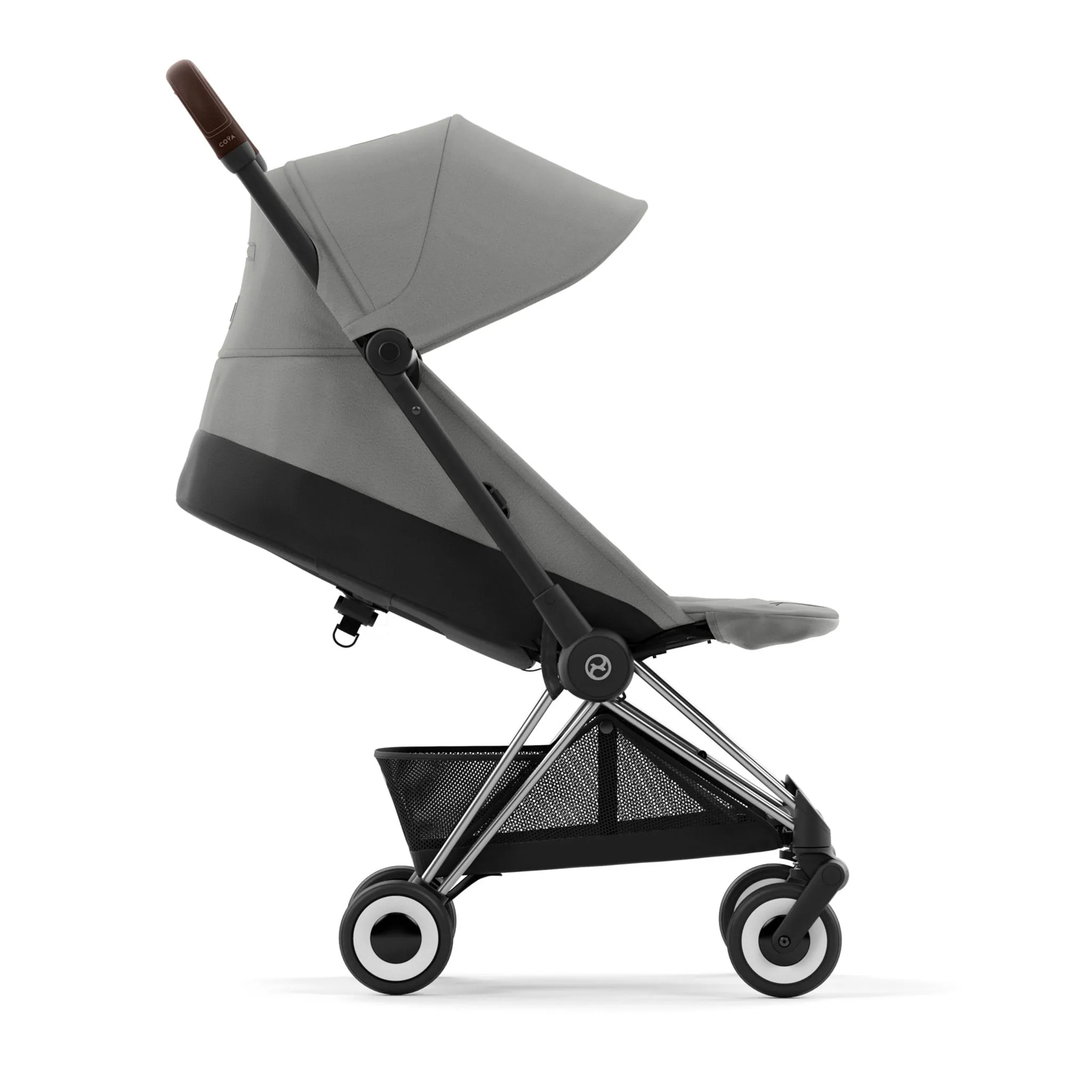 Cybex Poussette Coya - Cadre chromé avec siège gris mirage
