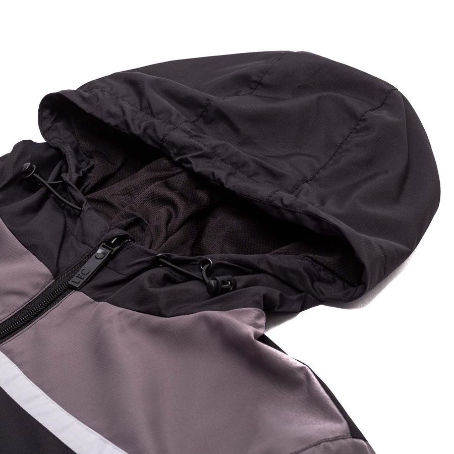 Liverpool Coupe-Vent Colour Block Windcheater - Noir/Gris