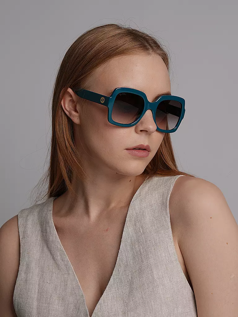 GUCCI Sonnenbrille GG1337S türkis