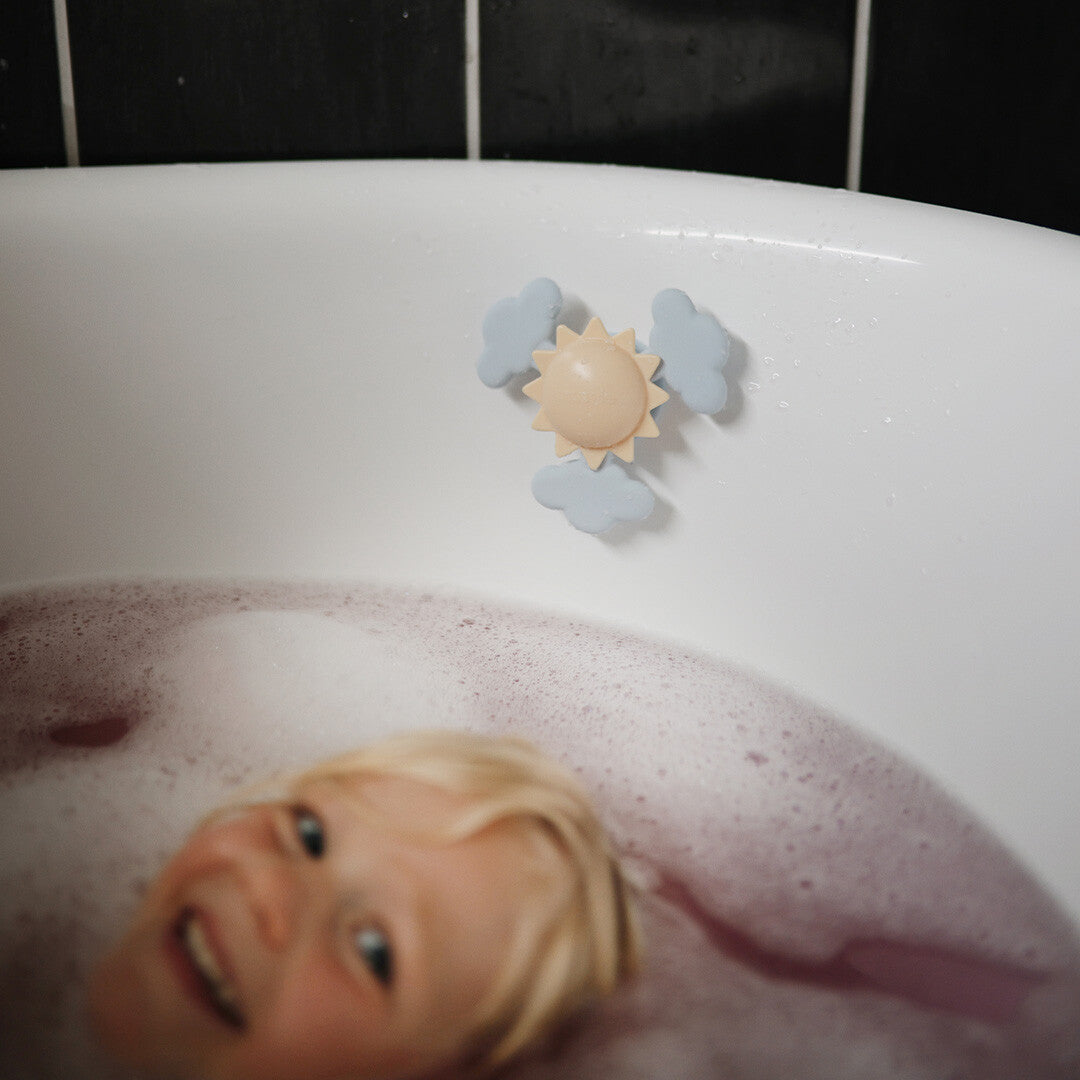 Mushie babyspeeltje spinner met zuignap - sun