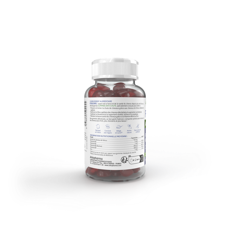 Forcapil anti-chute force résistance brillance 60 gummies