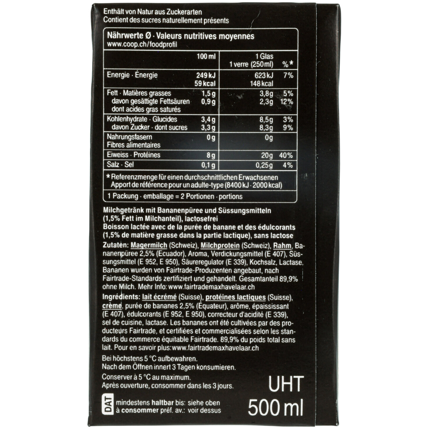 Coop High Protein Drink Banana