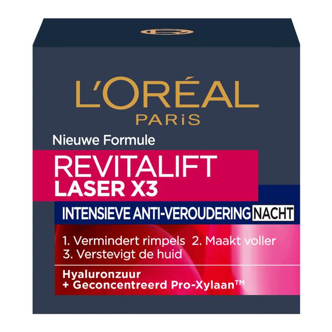 L’Oréal Paris Revitalift Laser X3 Anti-Rimpel Nachtcrème