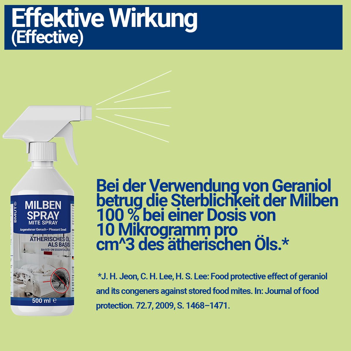 BMUT Milbenspray für Matratzen