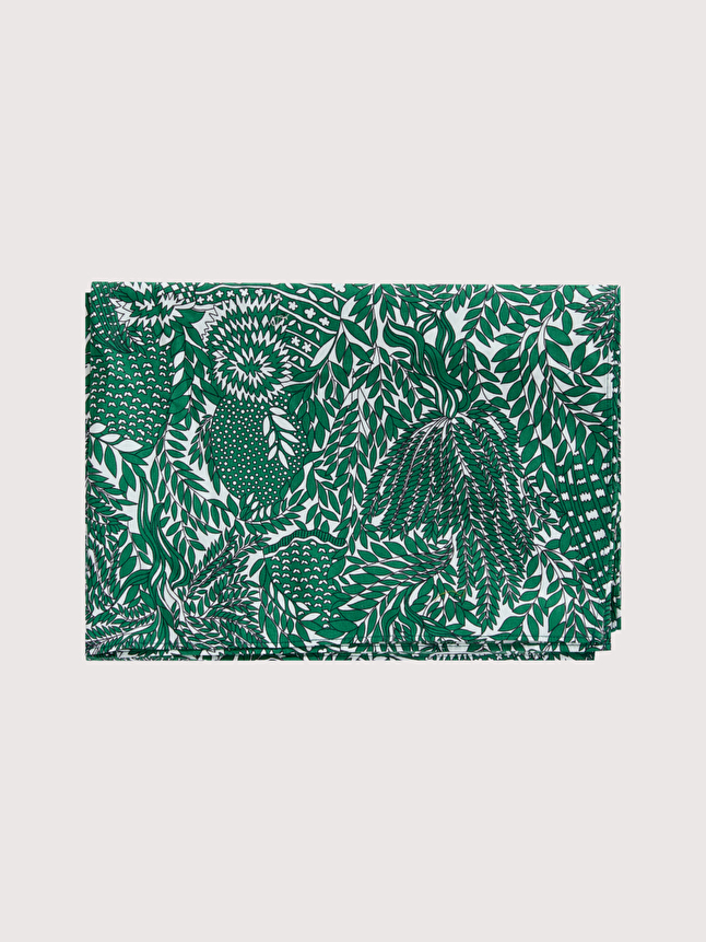Foulard imprimé feuillage