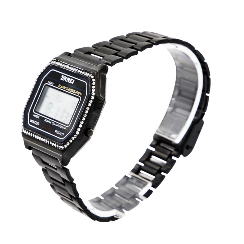 Coffret montre Femme SKMEI bracelet Acier Noir