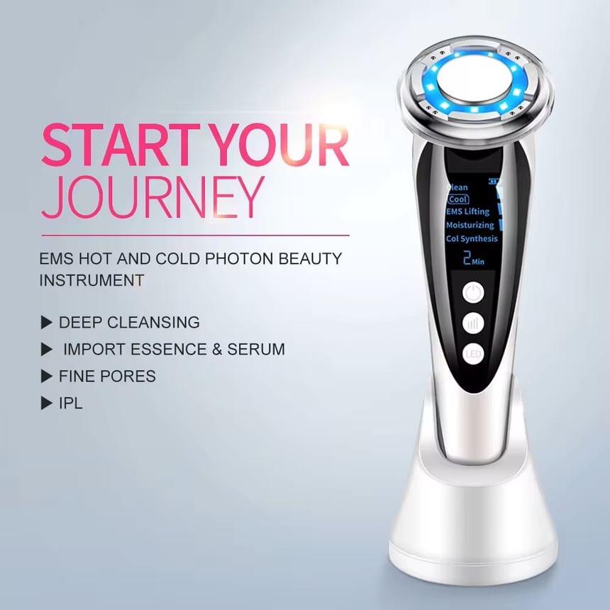 Beautyronics - USB oplaadbare LED-gezichtsmassager (verschillende uitvoeringen)