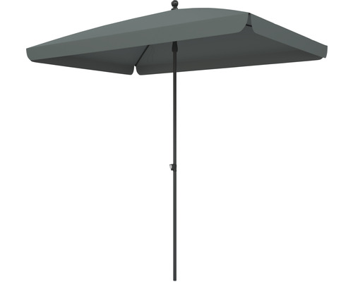 Soluna Cannes Push Up parasol 140 x 210 cm donkergrijs