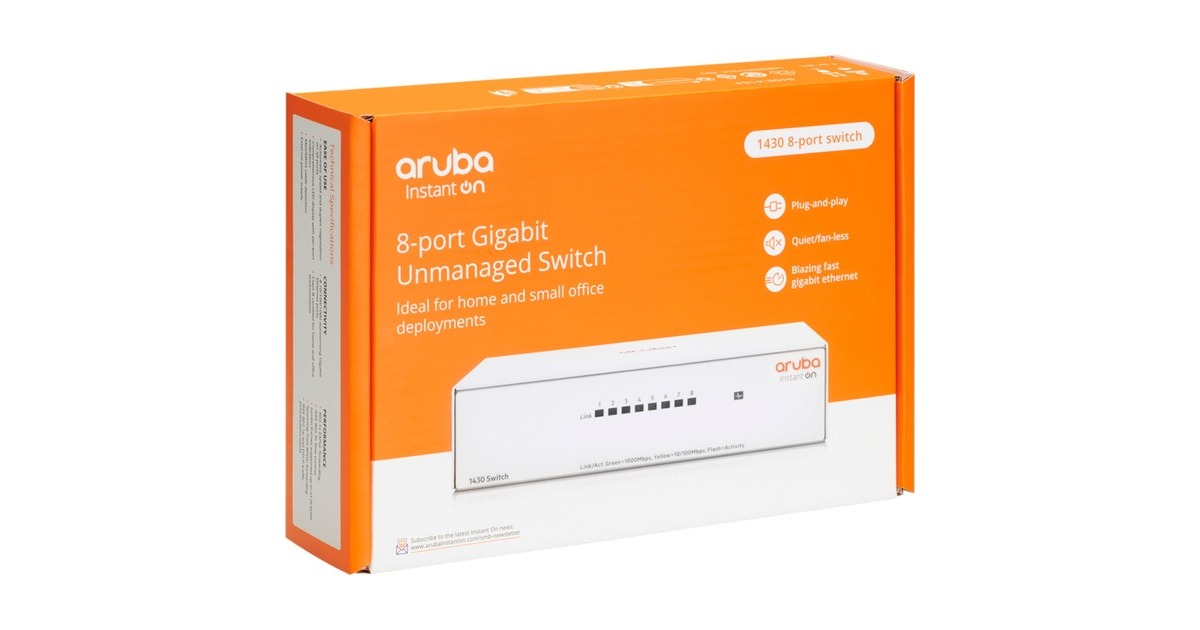 Hewlett Packard EnterpriseInstant On 1430 8G switch