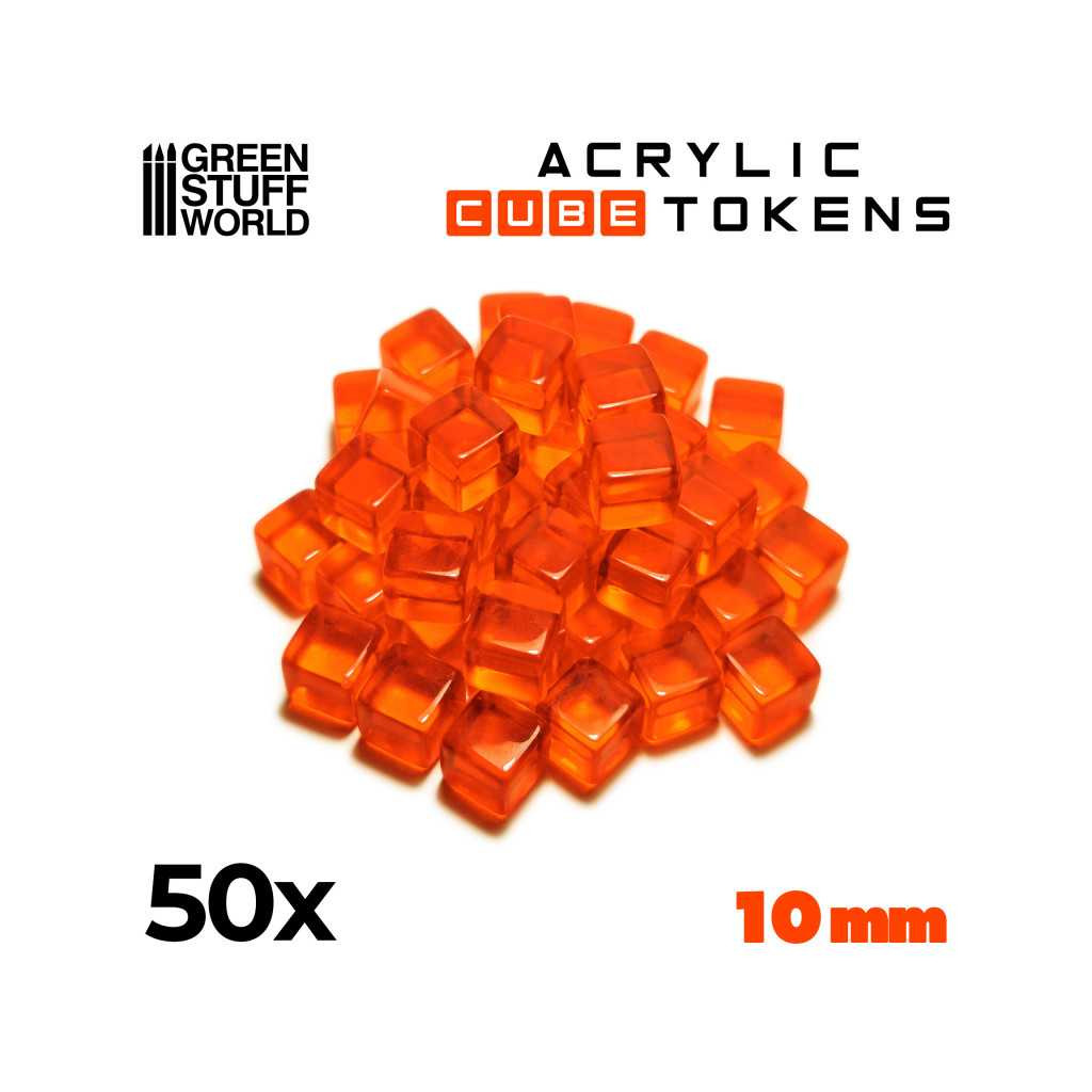 Set de 50 Cubes Transparents 10mm