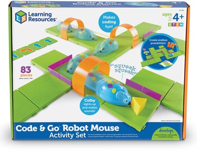 Learning Resources Code & Go Interaktivt Lekesett Robot Mouse