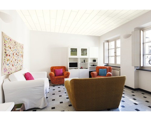 Decoratief paneel Trendy Duo Wit overschilderbaar 10x200x1200 mm