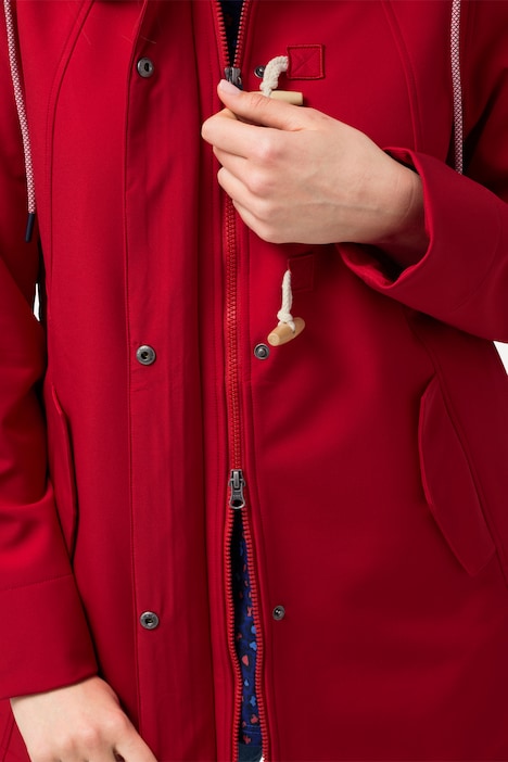 HYPRAR Softshelljacke, wasserabweisend, Fleecefutter, Kapuze