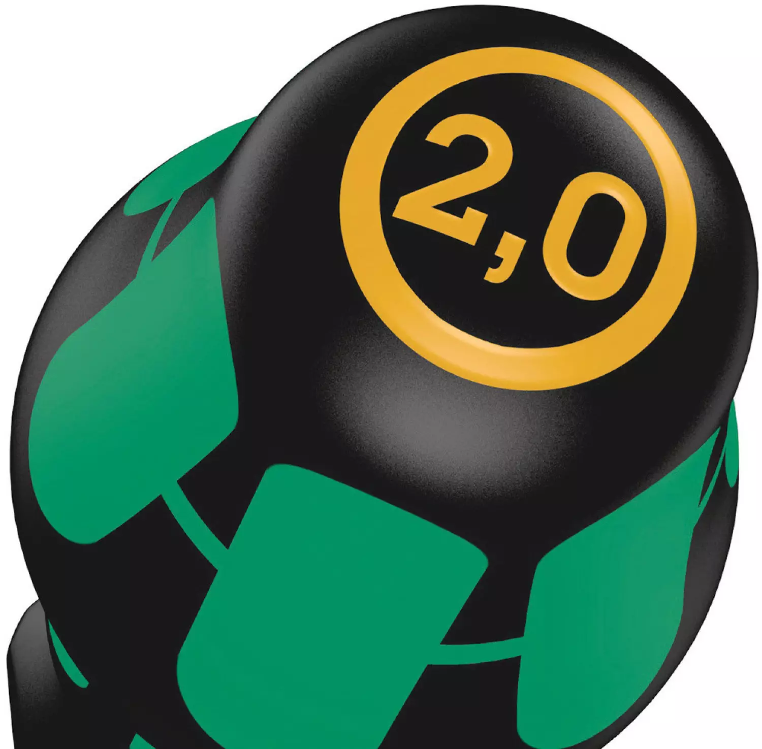 Wera 05110007001 Kraftform Plus Schroevendraaier met smalle sleufkop - Sleuf - 5,5 x 125mm