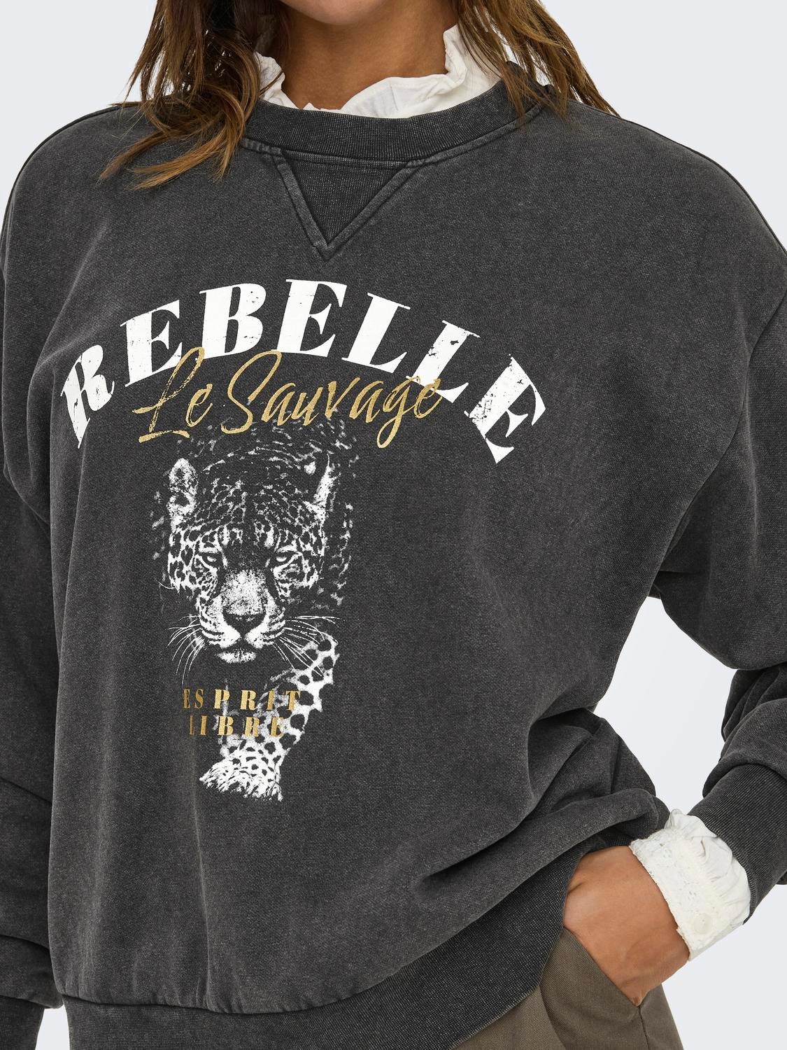 ONLLUCINDA Sweatshirt Black