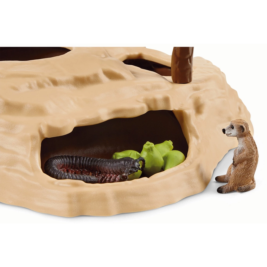 schleich® Wild Life Erdmännchen-Hügel, 42530