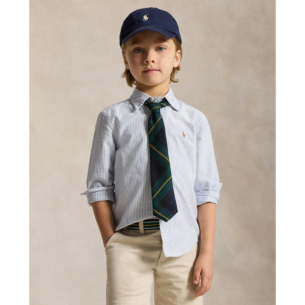 Køb Polo Ralph Lauren Lt Blue Stripe Sport Skjorte
