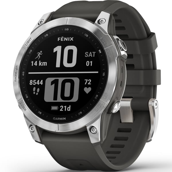 Montre cardio GPS GARMIN FENIX 7 SILVER