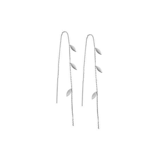 Stine A Three Leaves Earring Silver