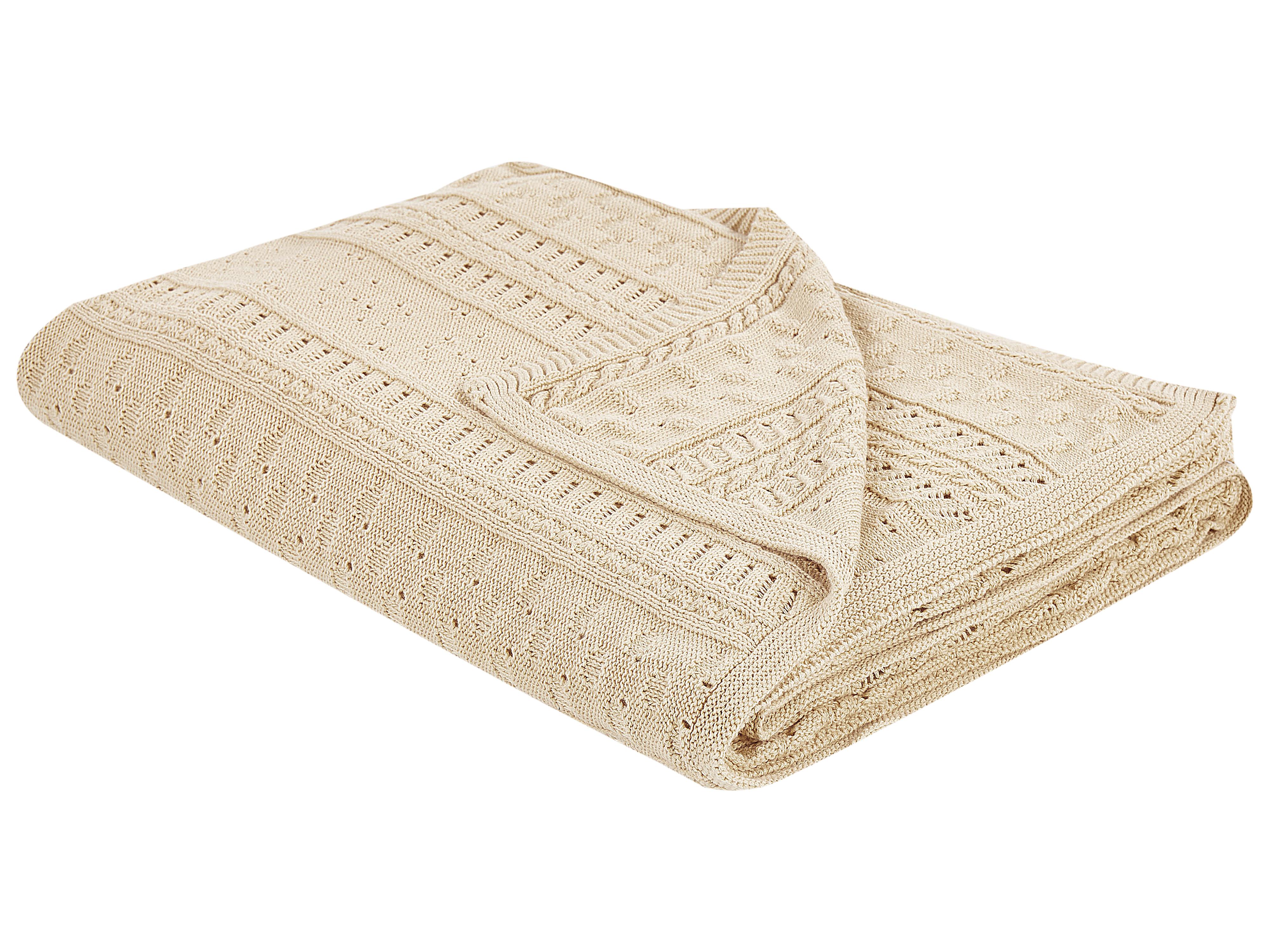 Sprei DAULET Katoen 150 x 200 cm Beige