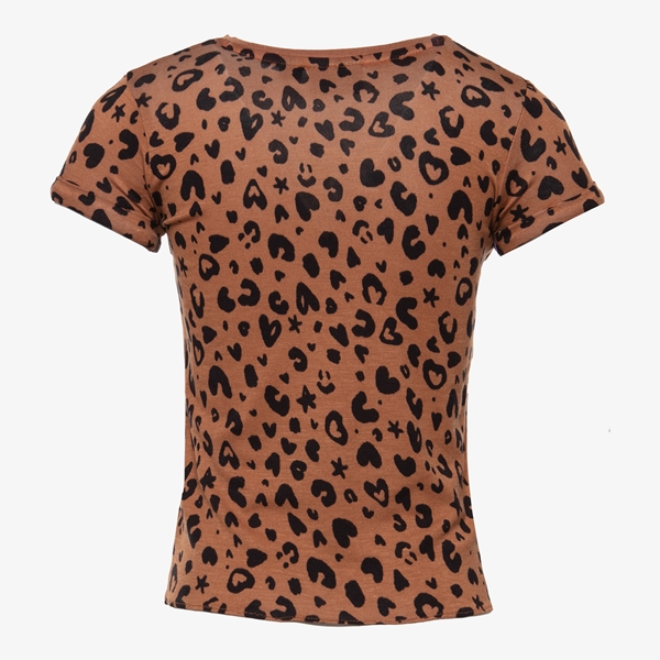 TwoDay meisjes T-shirt met luipaardprint