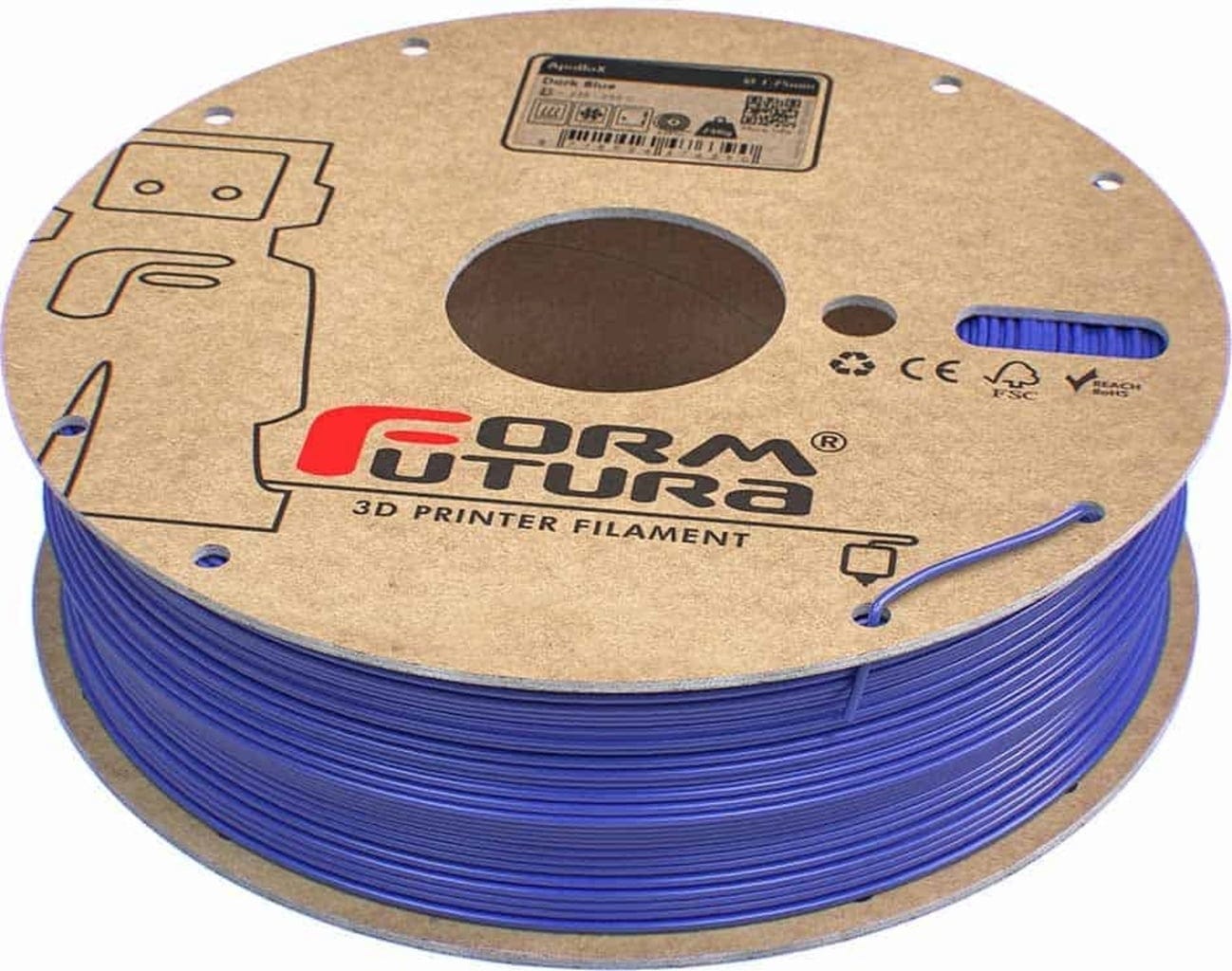 FormFutura  ApolloX™ Dark Blue, 1,75 mm / 750 g    High-Performance Filament ASA in Blau