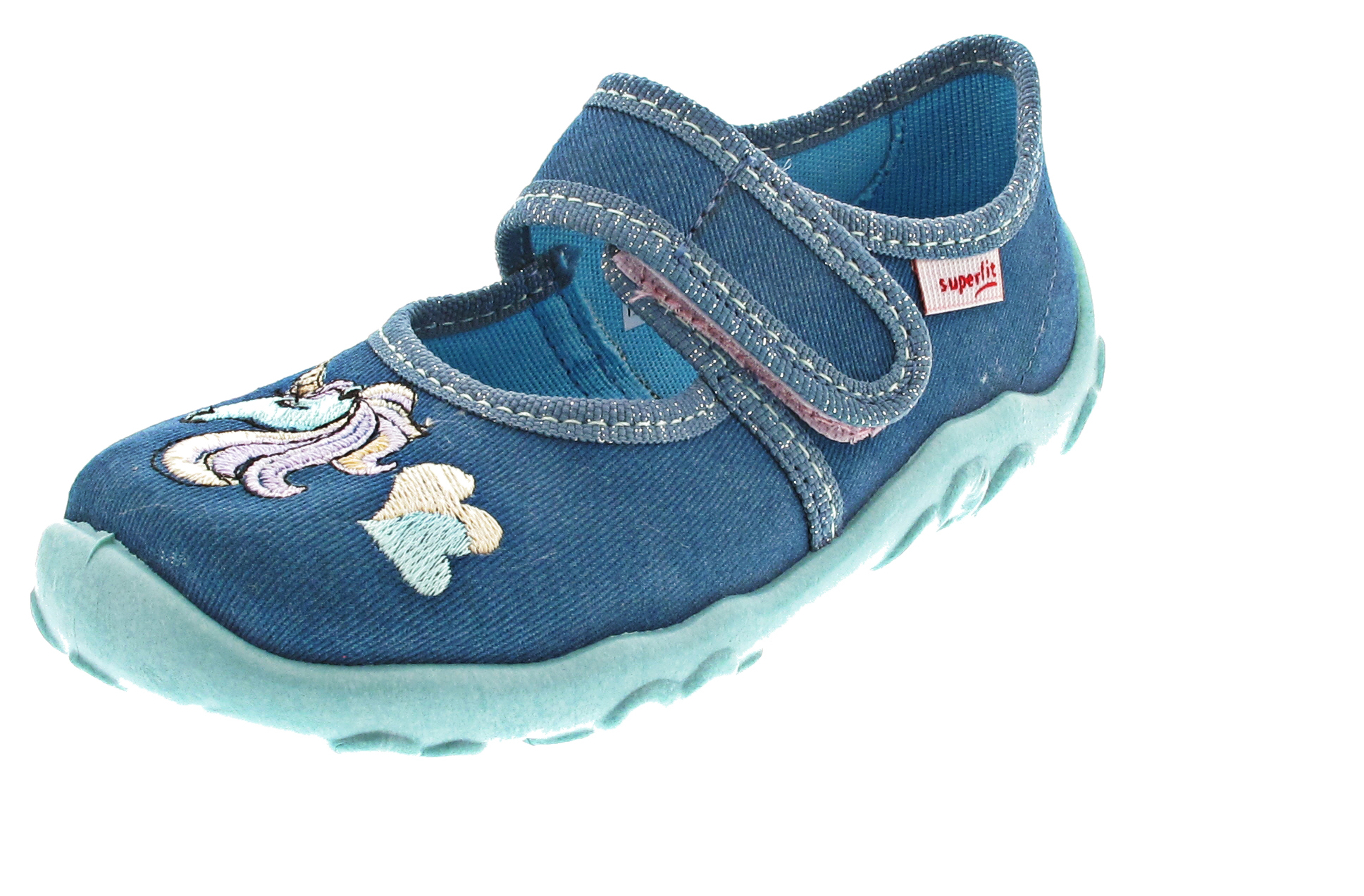 Superfit Bonny Hausschuh blau